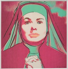 Andy Warhol "Ritratto di Ingrid Bergman la suora" 1983