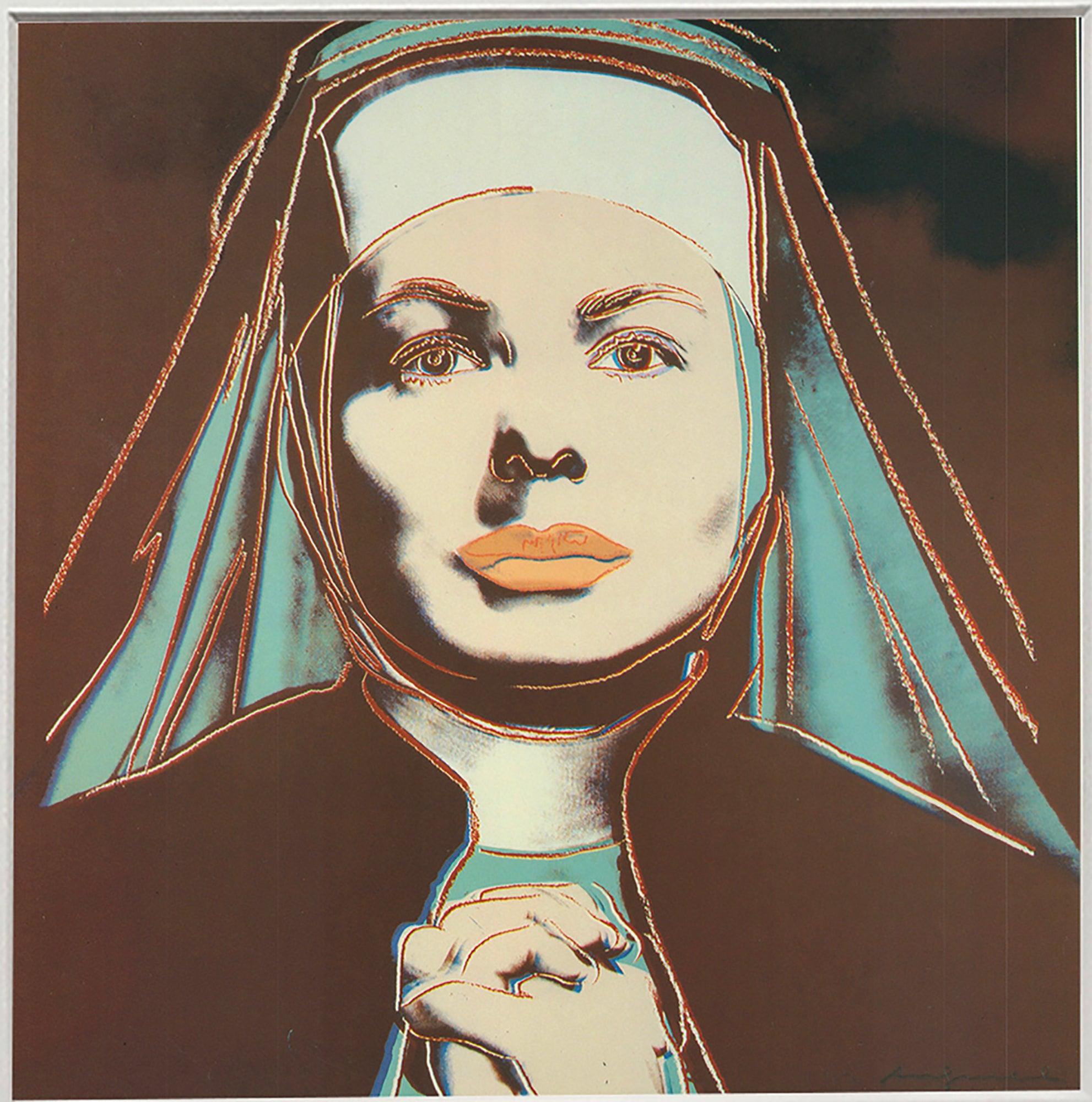 Andy Warhol 'Portrait of Ingrid Bergman the Nun' 1983 For Sale 1
