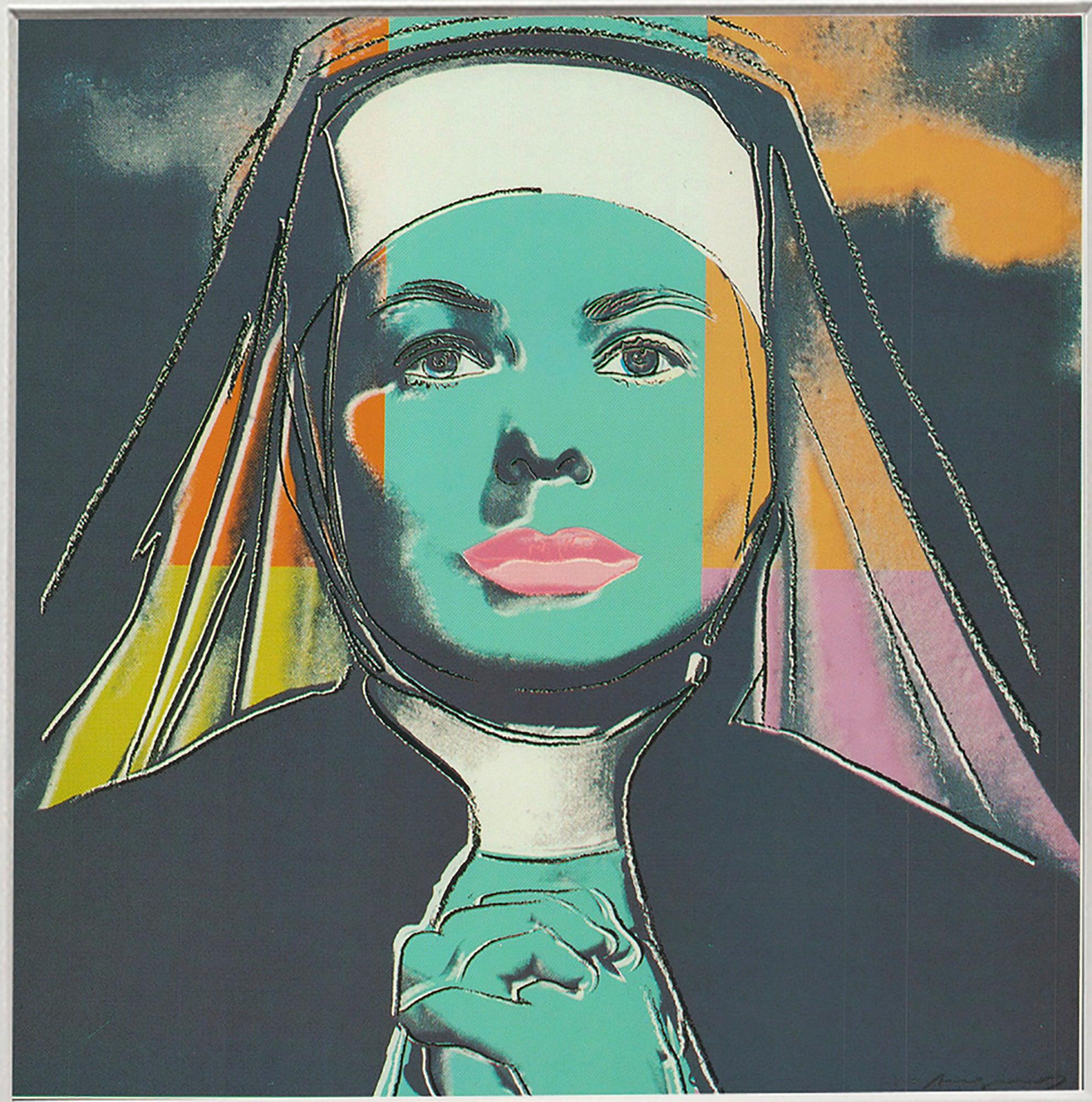 Andy Warhol 'Portrait of Ingrid Bergman the Nun' 1983 For Sale 1
