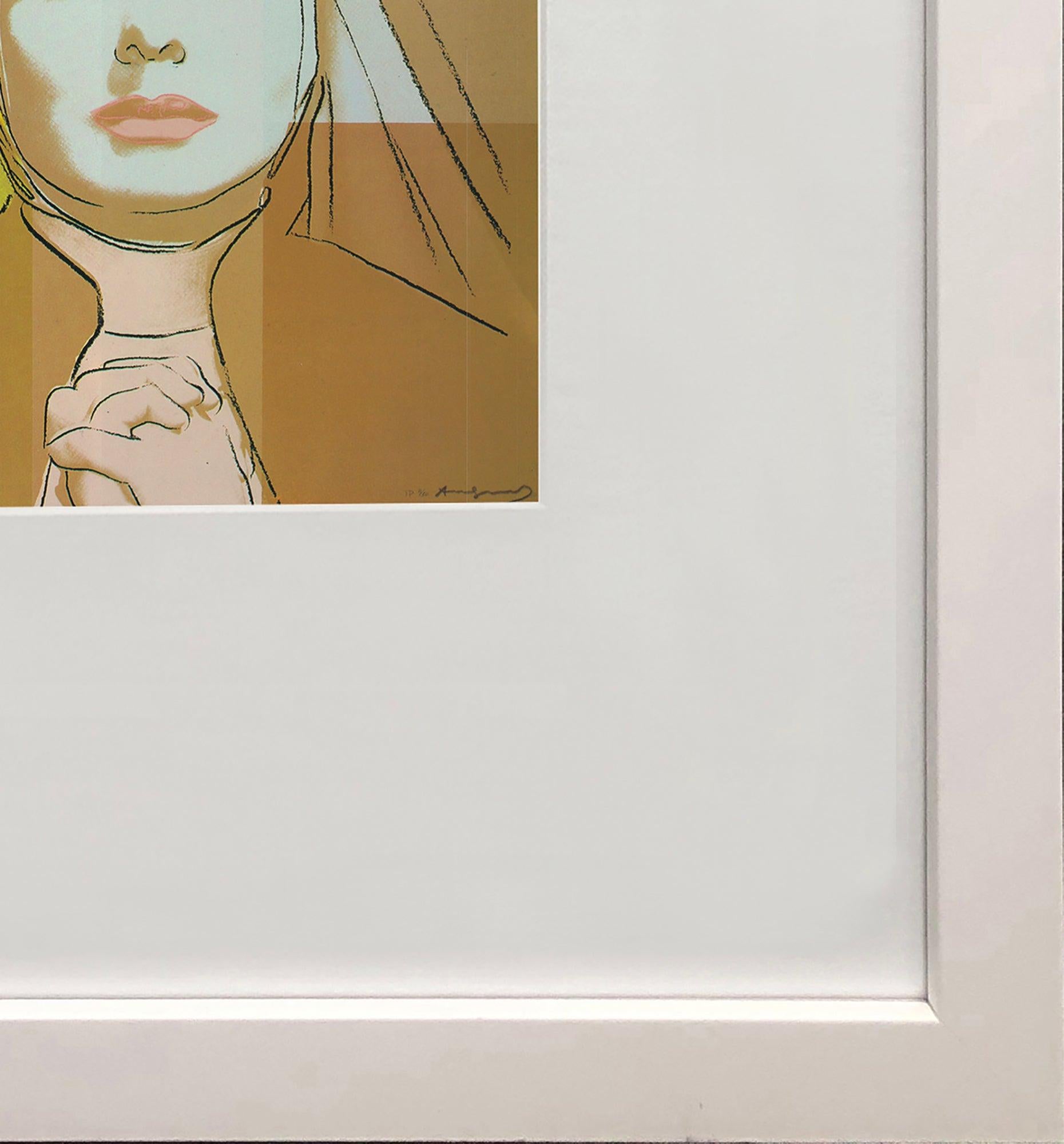 Andy Warhol 'Portrait of Ingrid Bergman the Nun' 1983 For Sale 2