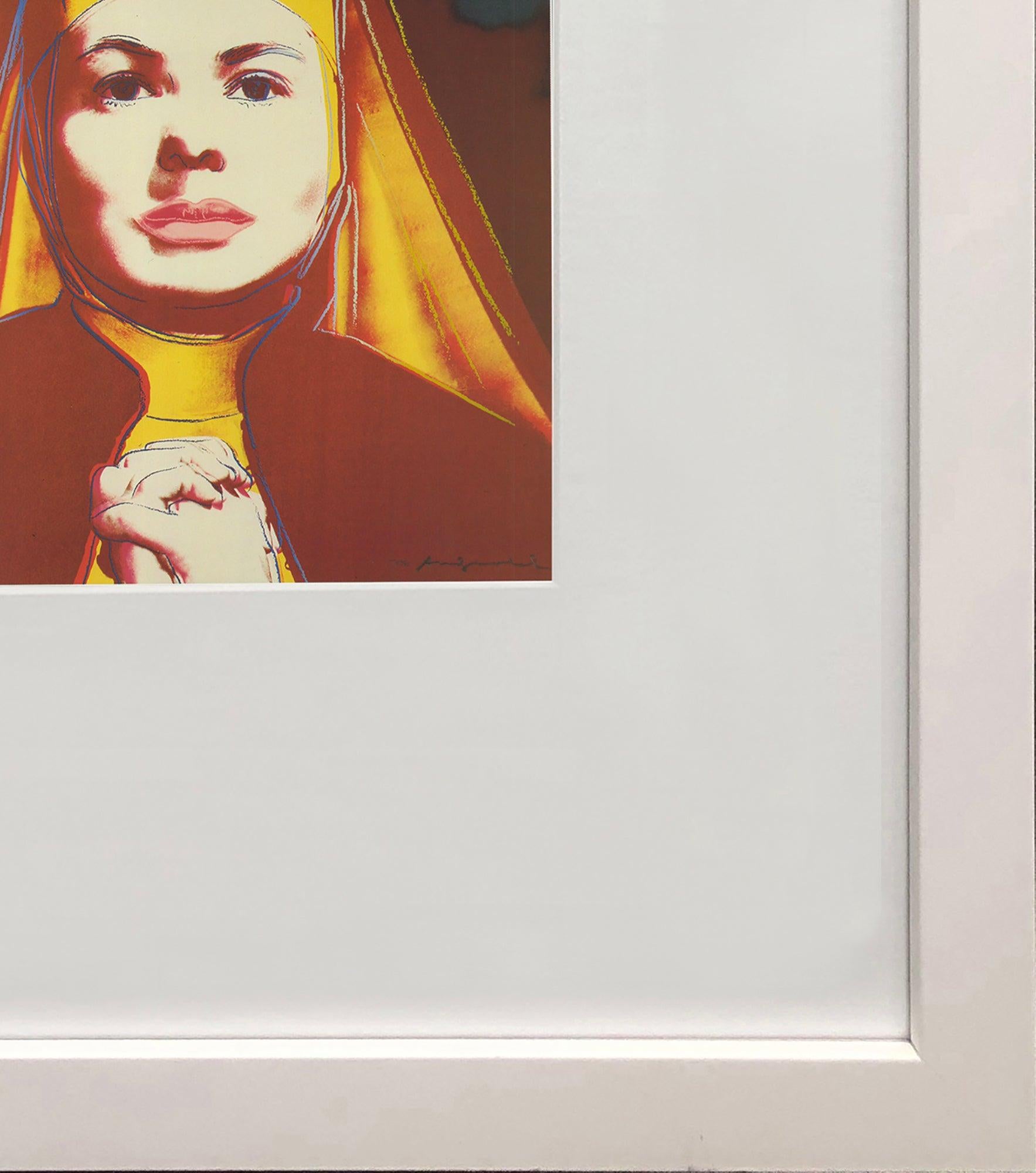 Andy Warhol 'Portrait of Ingrid Bergman the Nun' 1983 For Sale 3