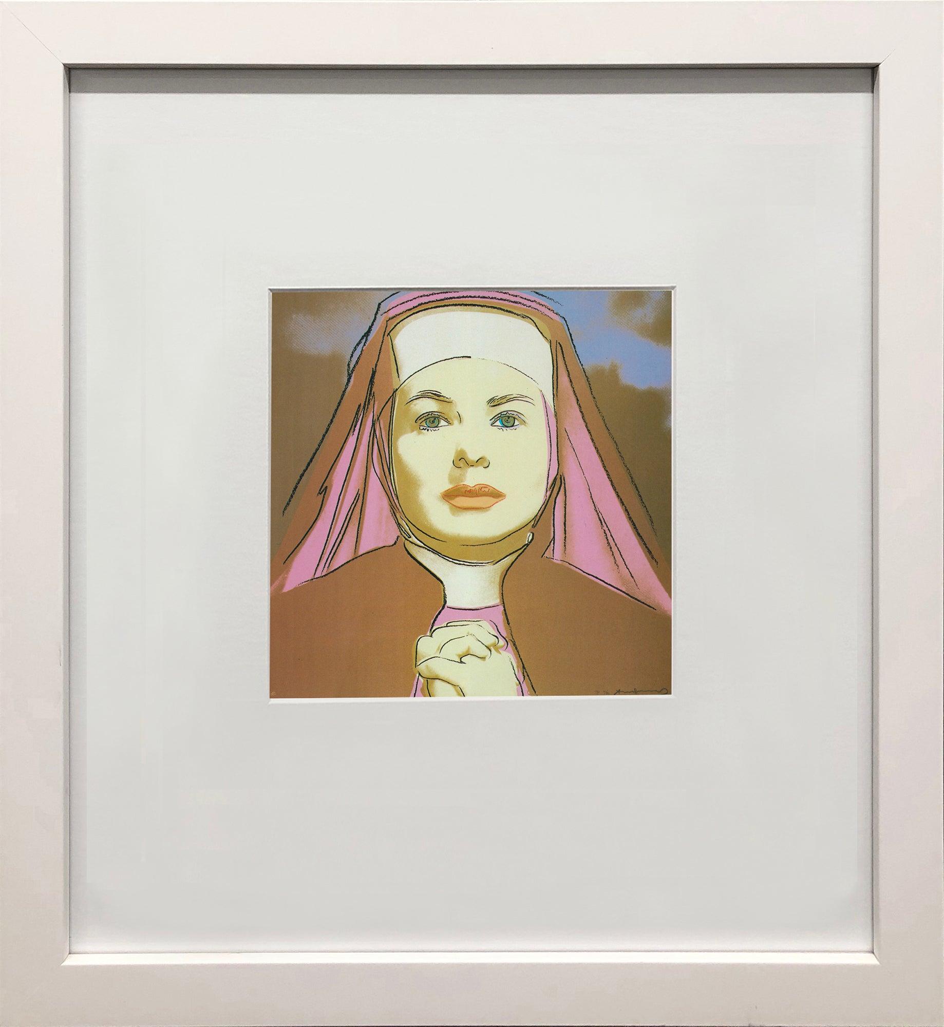 Andy Warhol 'Portrait of Ingrid Bergman the Nun' 1983