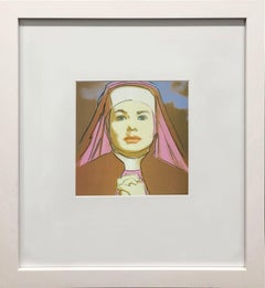 Andy Warhol 'Portrait of Ingrid Bergman the Nun' 1983