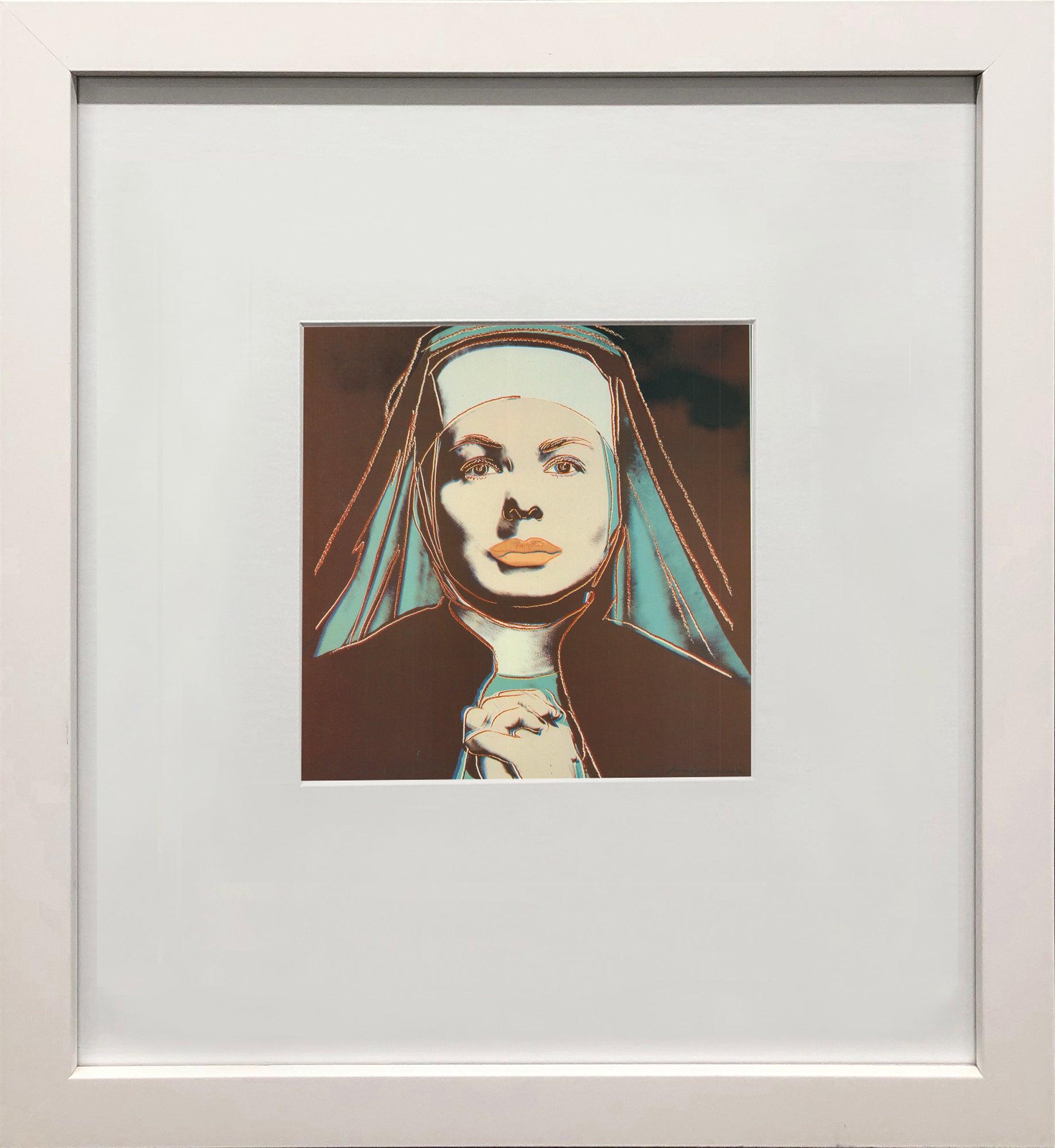 Andy Warhol 'Portrait of Ingrid Bergman the Nun' 1983