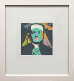 Andy Warhol 'Portrait of Ingrid Bergman the Nun' 1983