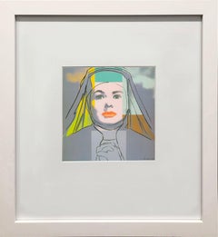 Andy Warhol 'Portrait of Ingrid Bergman the Nun' 1983