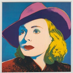 Andy Warhol 'Portrait of Ingrid Bergman with Hat' 1983