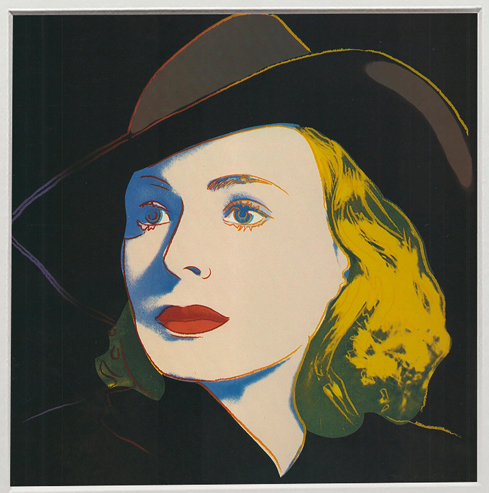 Andy Warhol 'Portrait of Ingrid Bergman with Hat' 1983 For Sale 1