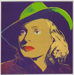 Andy Warhol 'Portrait of Ingrid Bergman with Hat' 1983
