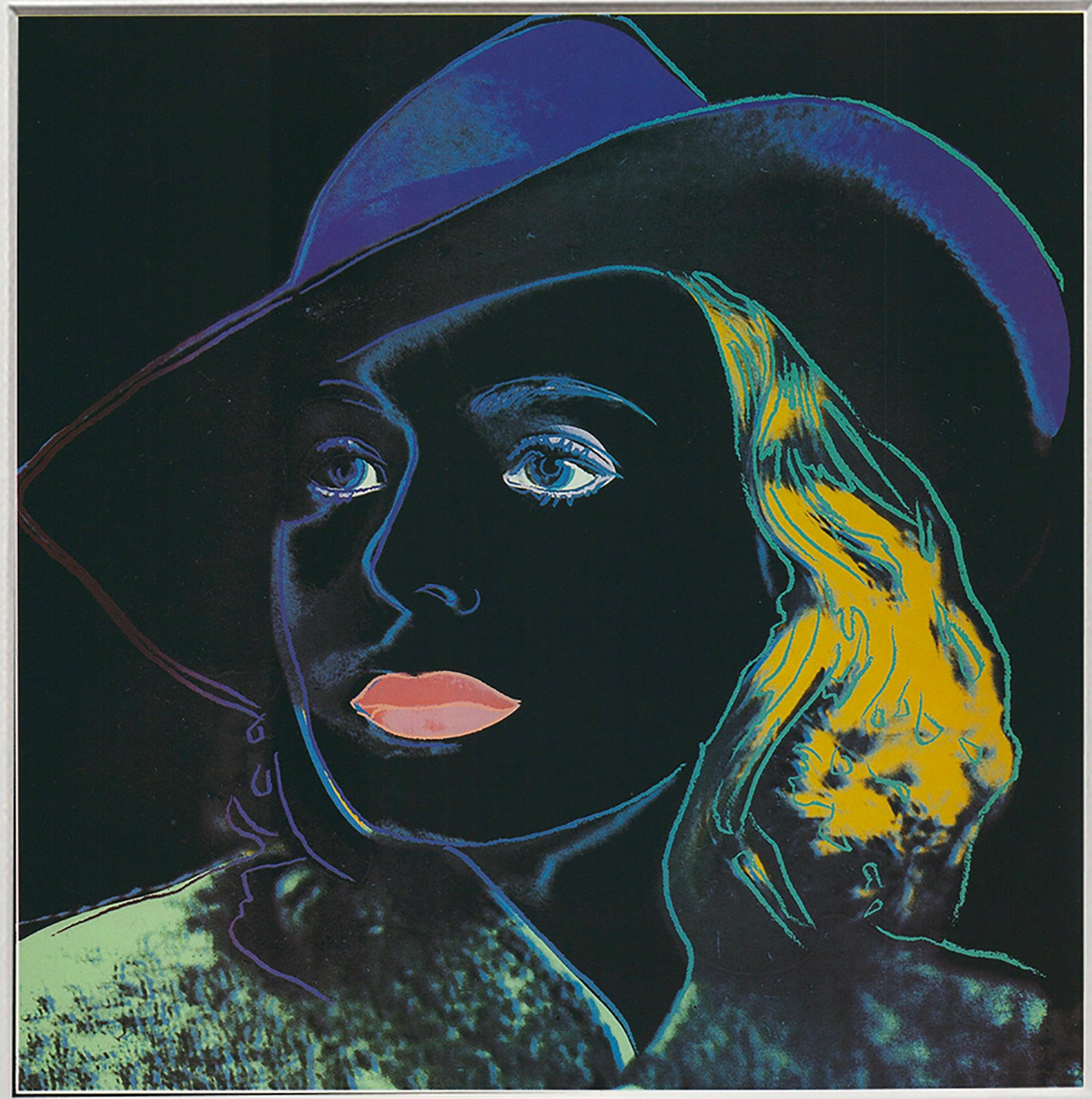 Andy Warhol 'Portrait of Ingrid Bergman with Hat' 1983 For Sale 1