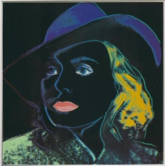 Andy Warhol 'Portrait of Ingrid Bergman with Hat' 1983