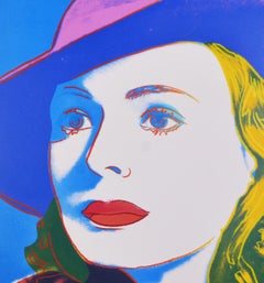 Andy Warhol, Portrait of Ingrid Bergman with Hat, 1983
