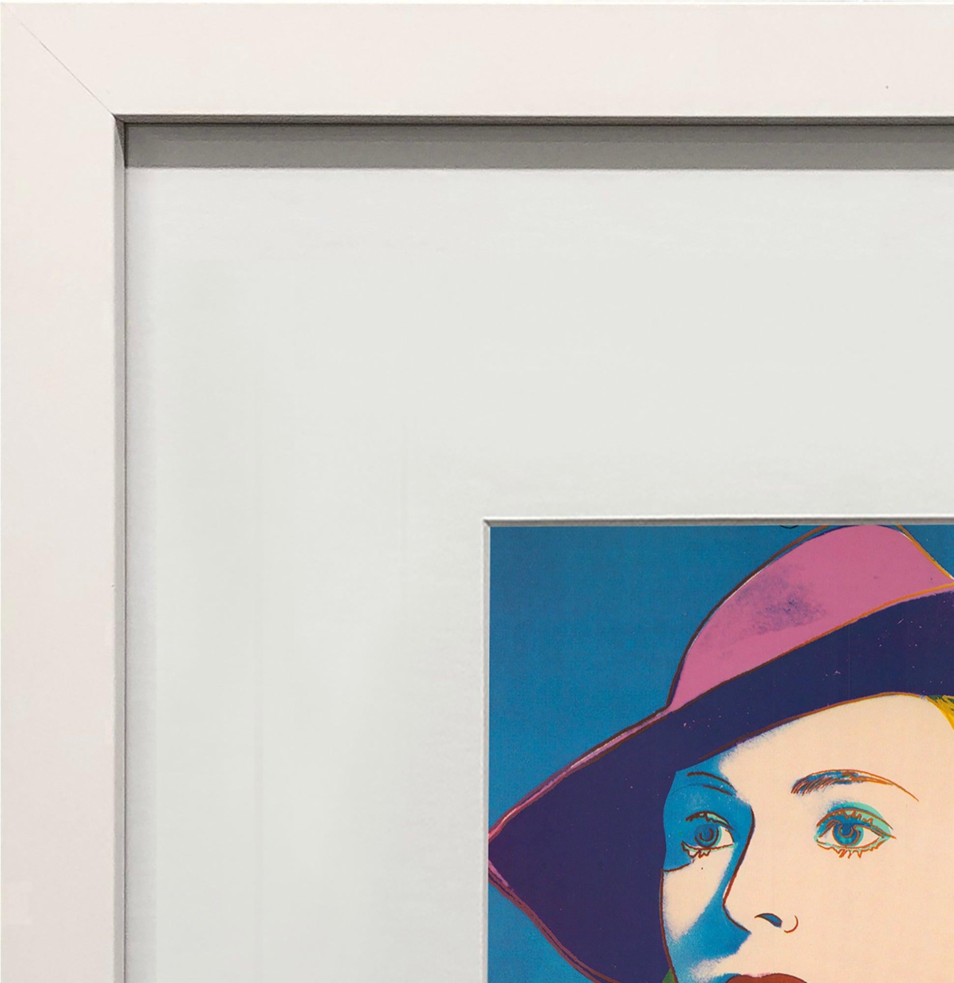 Andy Warhol 'Portrait of Ingrid Bergman with Hat' 1983 For Sale 2