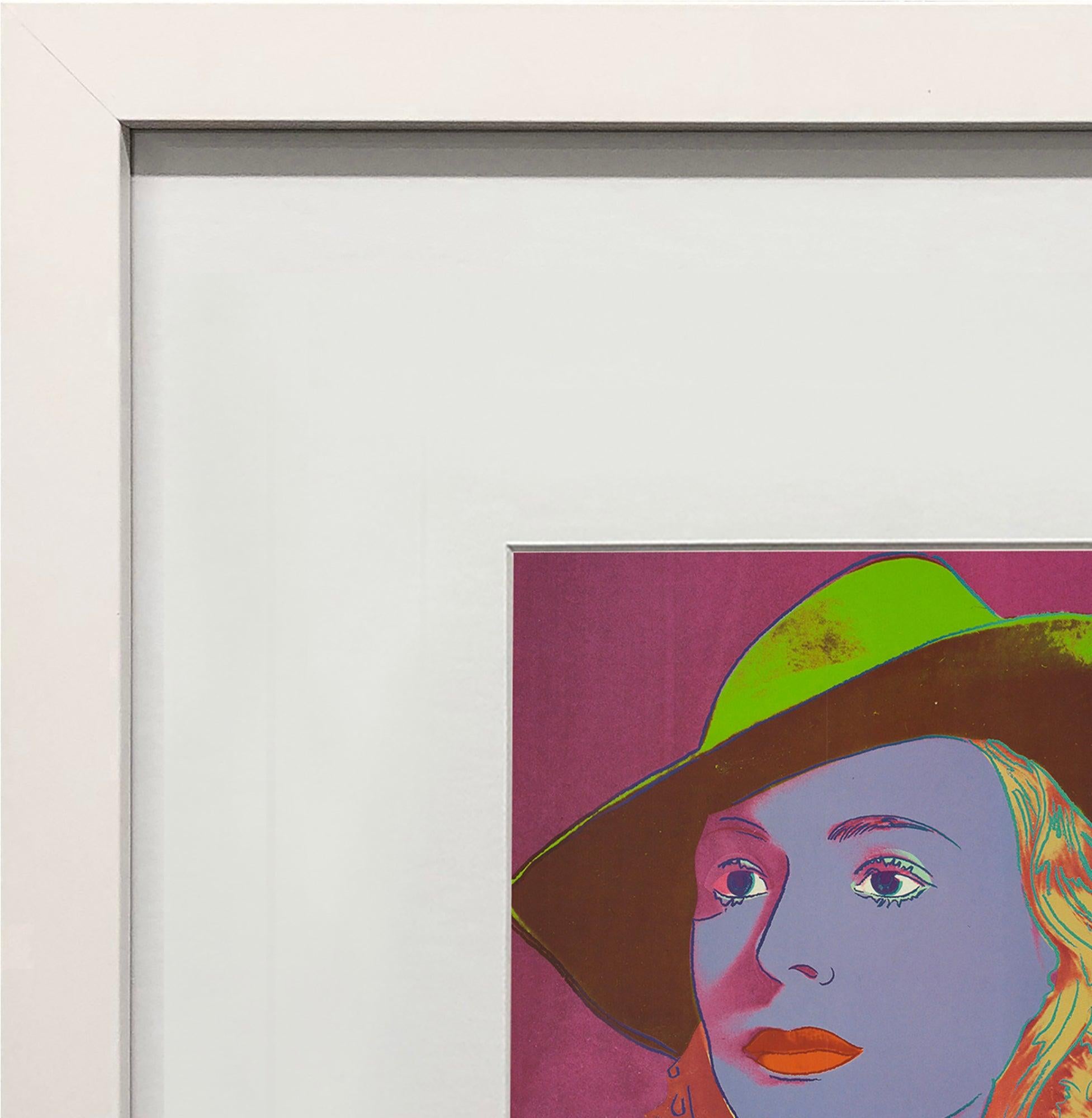 Andy Warhol 'Portrait of Ingrid Bergman with Hat' 1983 For Sale 2