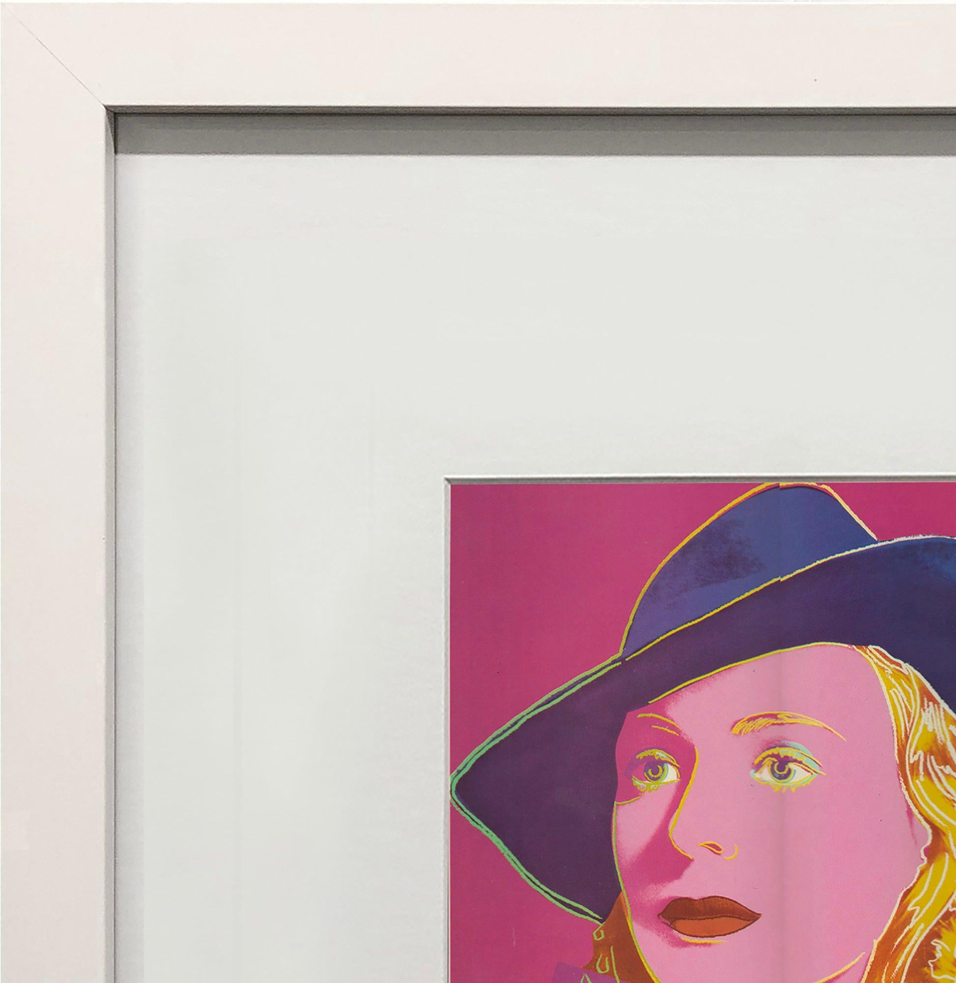 Andy Warhol 'Portrait of Ingrid Bergman with Hat' 1983 For Sale 2
