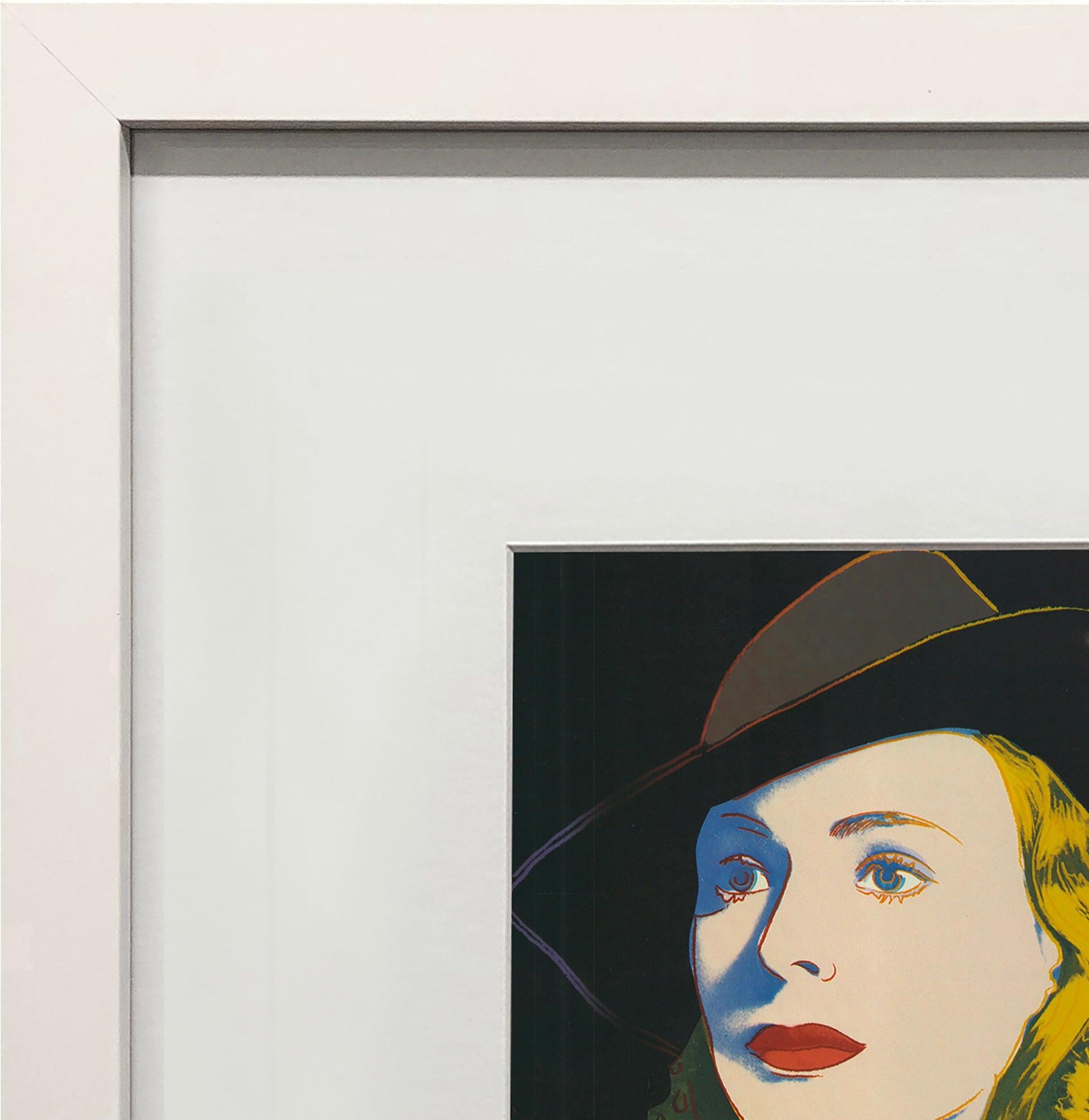 Andy Warhol 'Portrait of Ingrid Bergman with Hat' 1983 For Sale 2