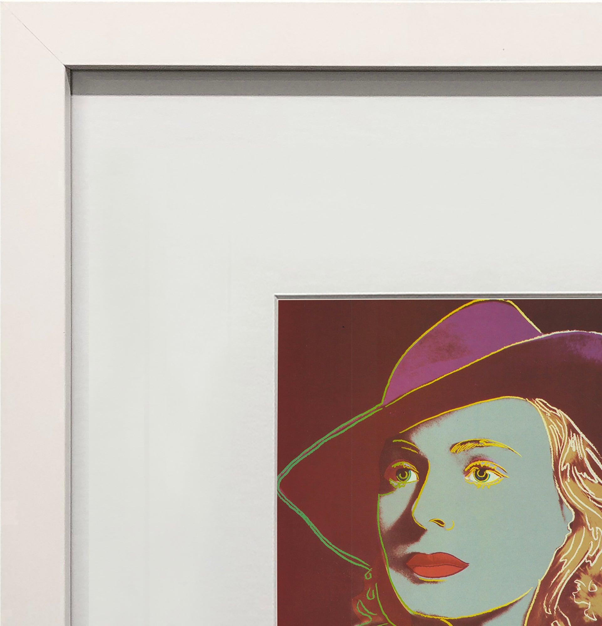 Andy Warhol 'Portrait of Ingrid Bergman with Hat' 1983 For Sale 2