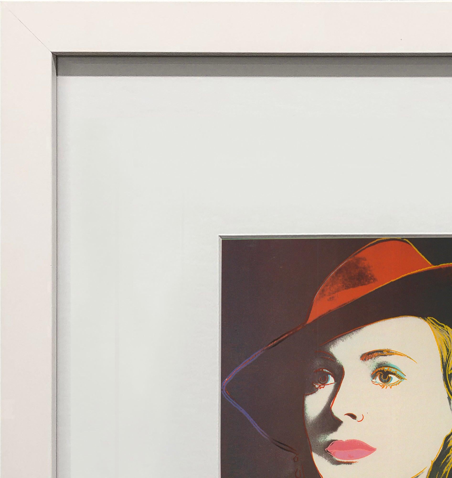 Andy Warhol 'Portrait of Ingrid Bergman with Hat' 1983 For Sale 2