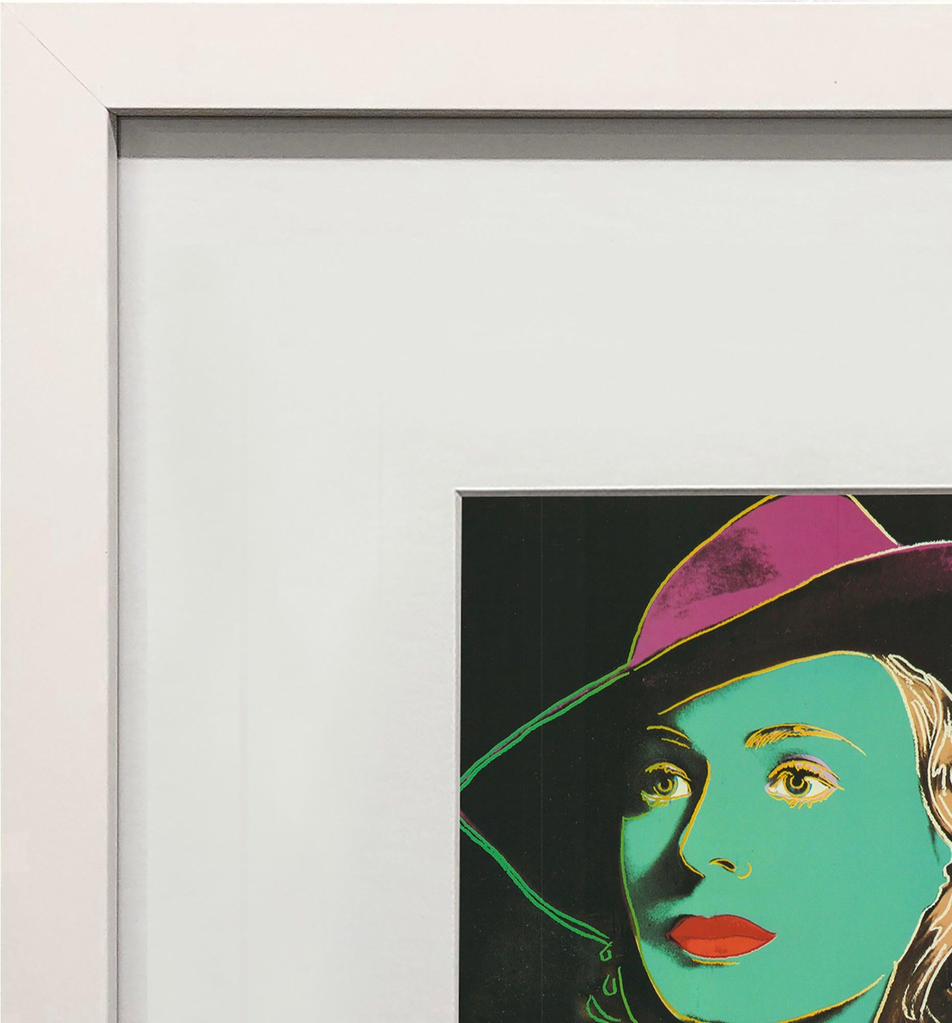 Andy Warhol 'Portrait of Ingrid Bergman with Hat' 1983 For Sale 2
