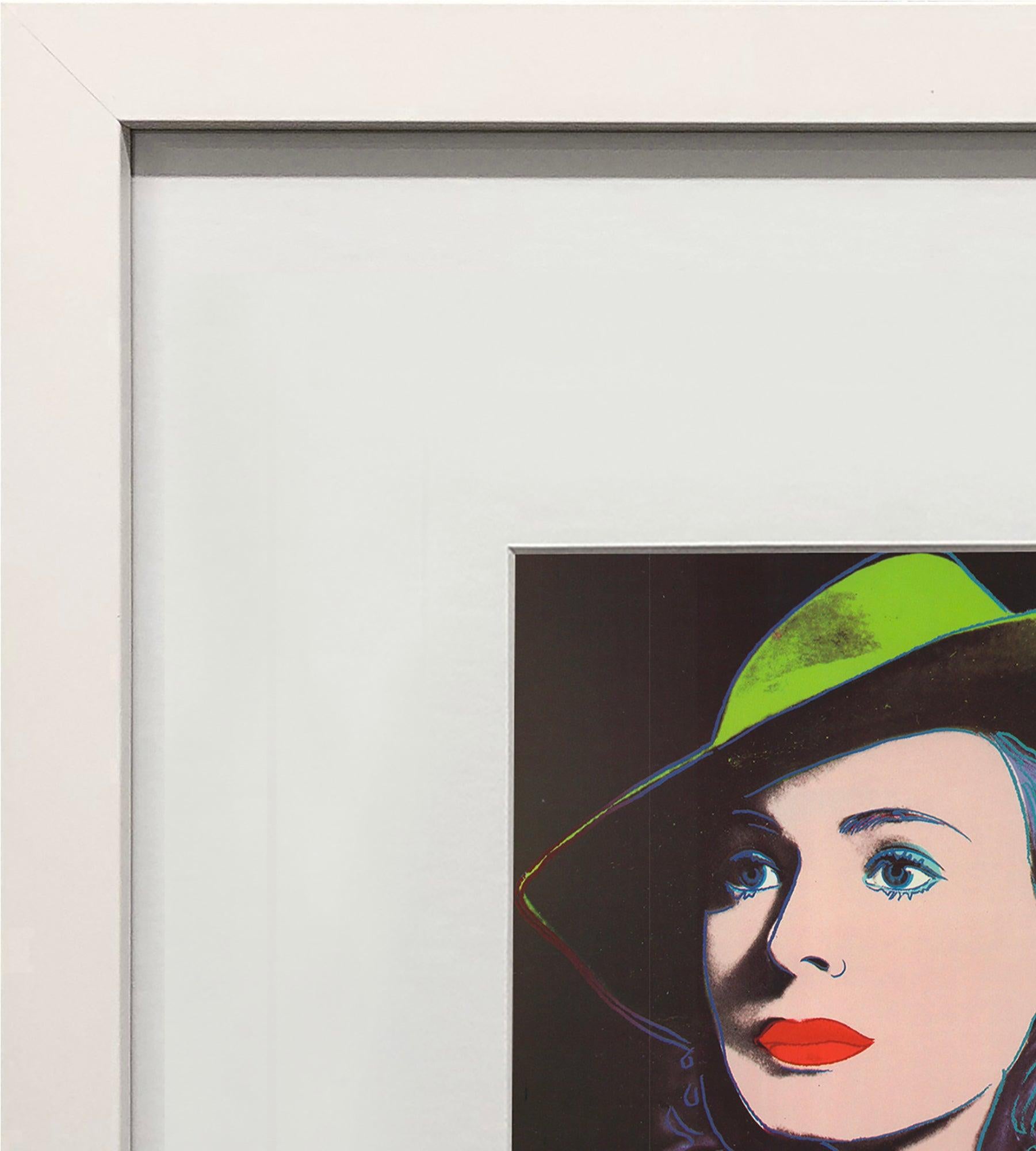 Andy Warhol 'Portrait of Ingrid Bergman with Hat' 1983 For Sale 2
