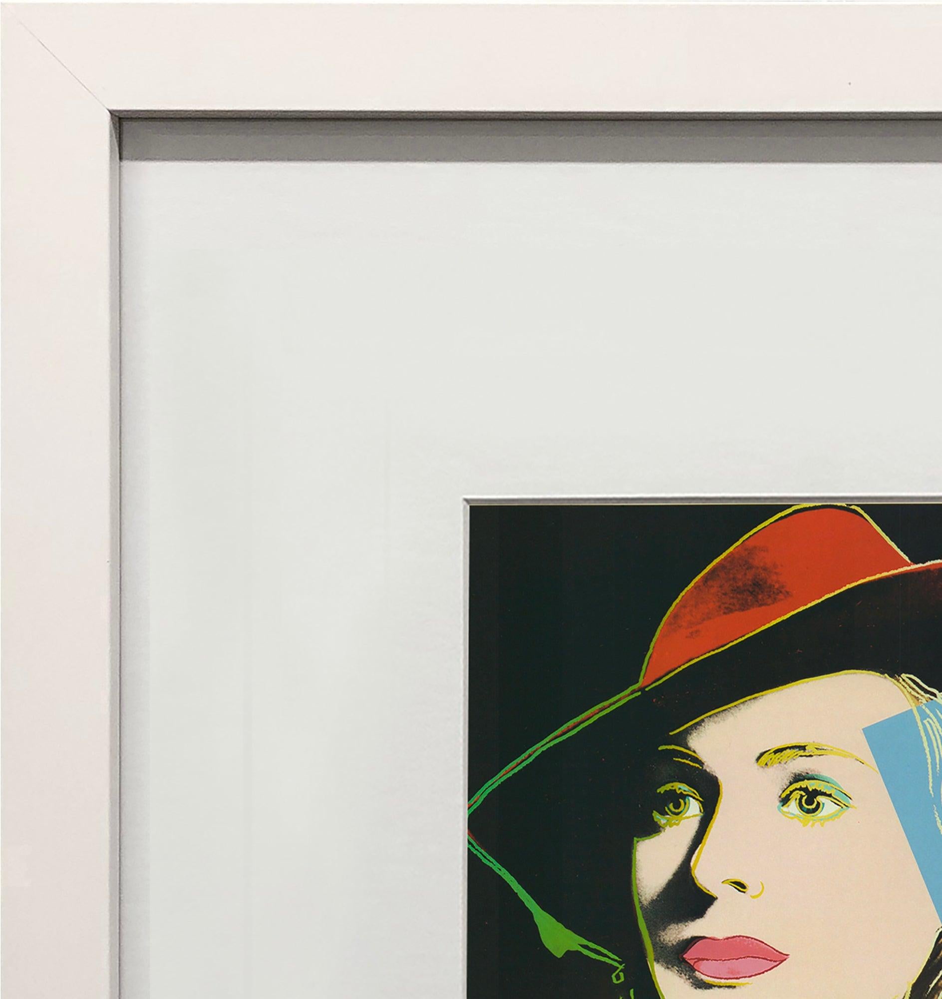Andy Warhol 'Portrait of Ingrid Bergman with Hat' 1983 For Sale 2