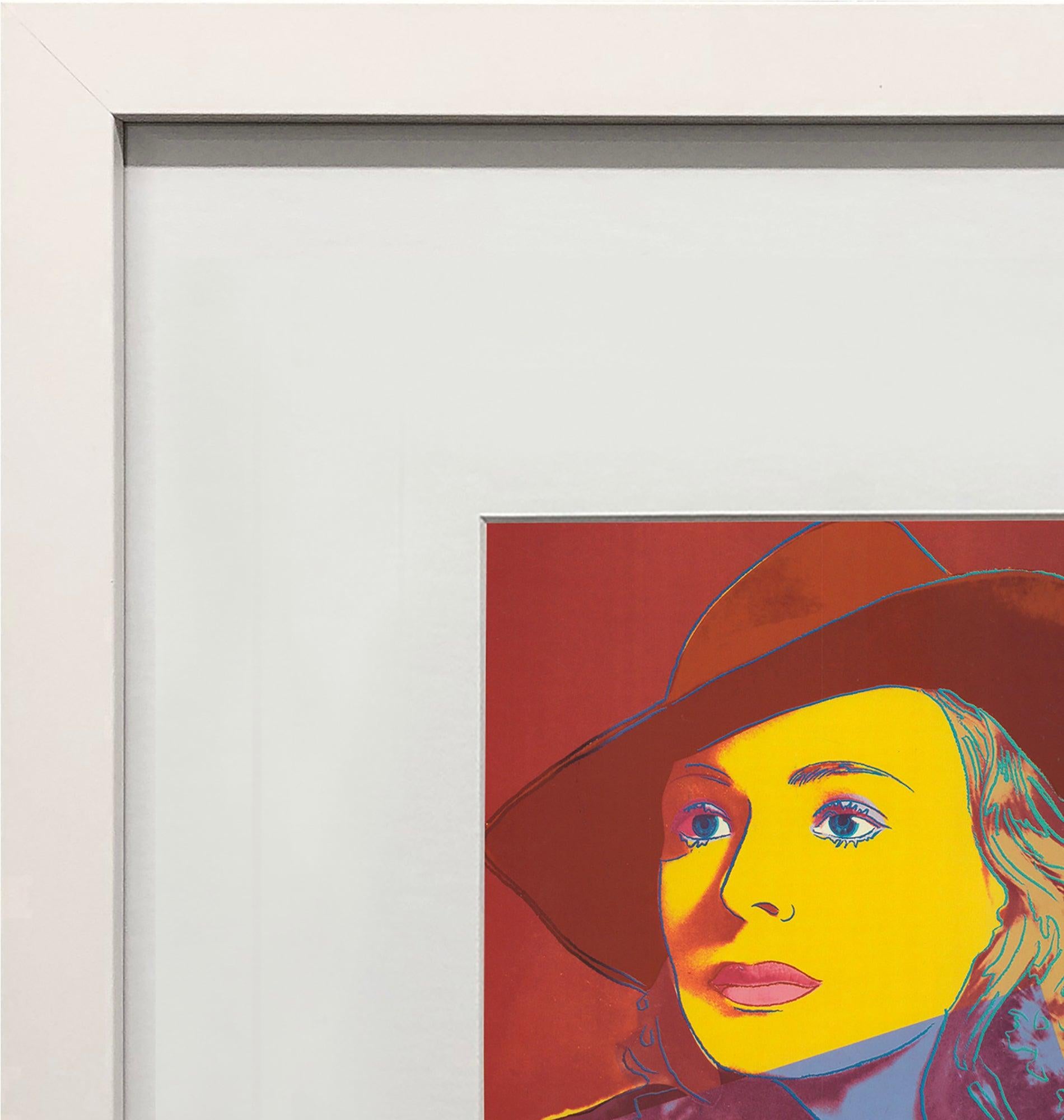 Andy Warhol 'Portrait of Ingrid Bergman with Hat' 1983 For Sale 2