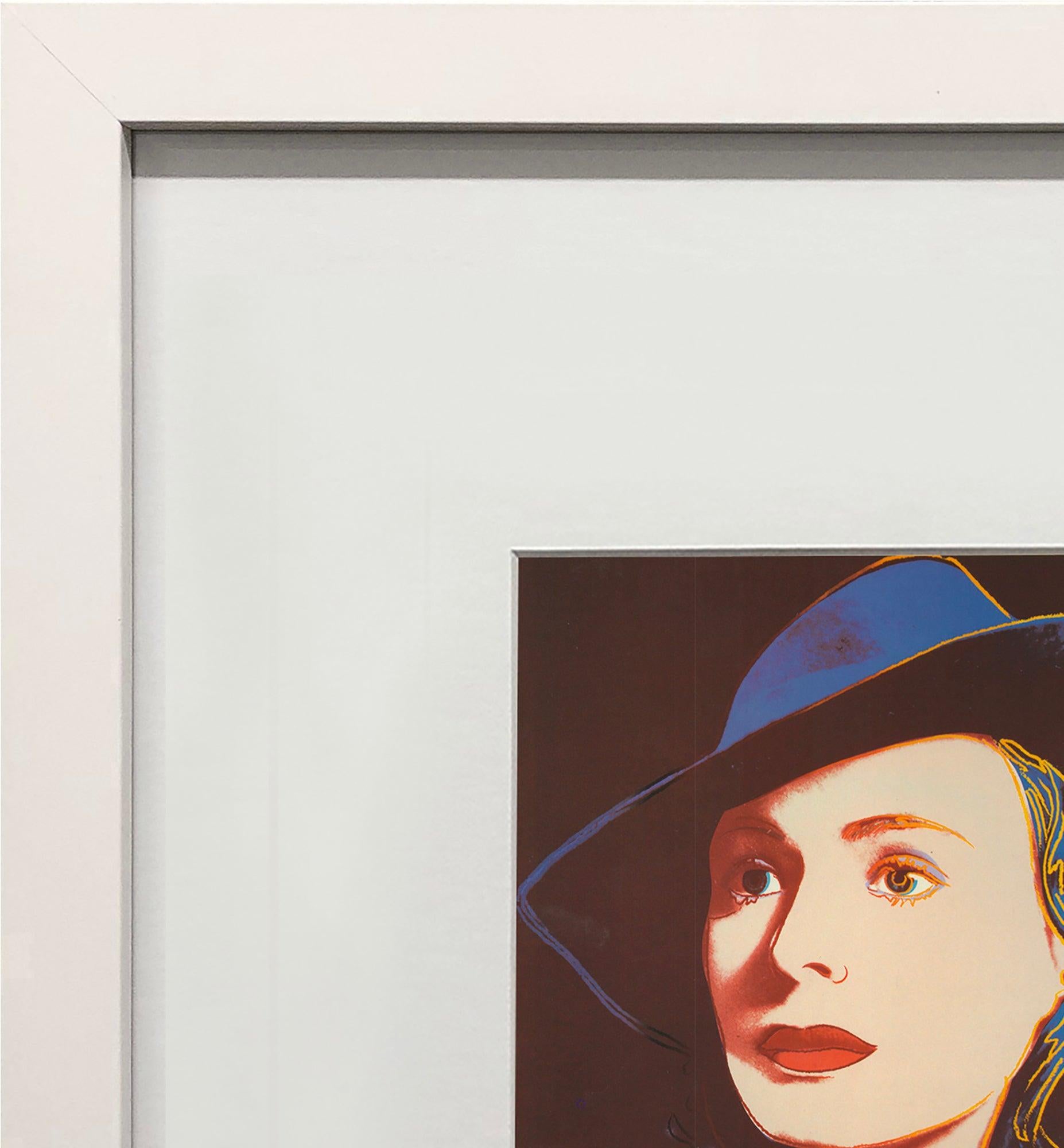 Andy Warhol 'Portrait of Ingrid Bergman with Hat' 1983 For Sale 2