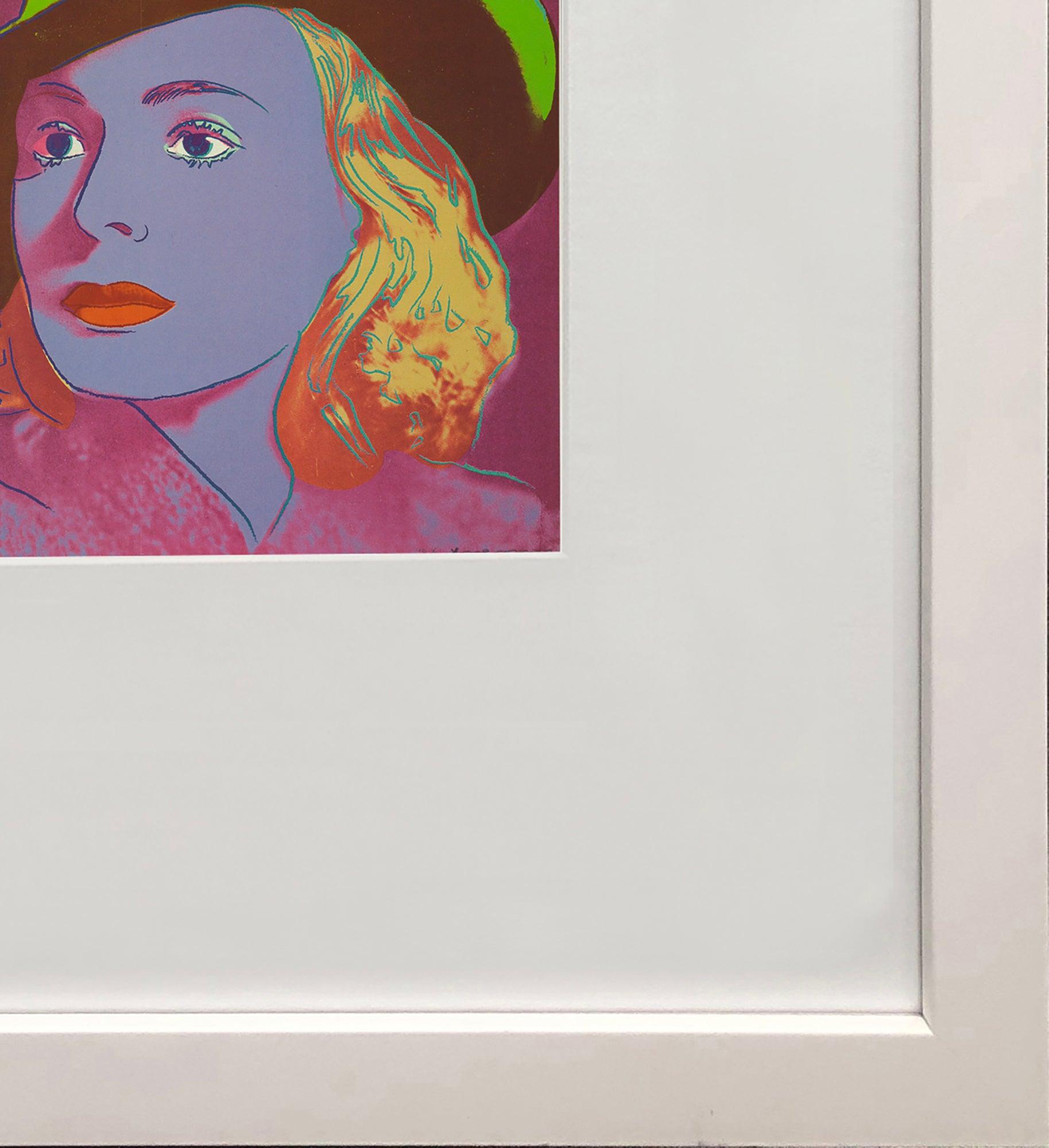 Andy Warhol 'Portrait of Ingrid Bergman with Hat' 1983 For Sale 3
