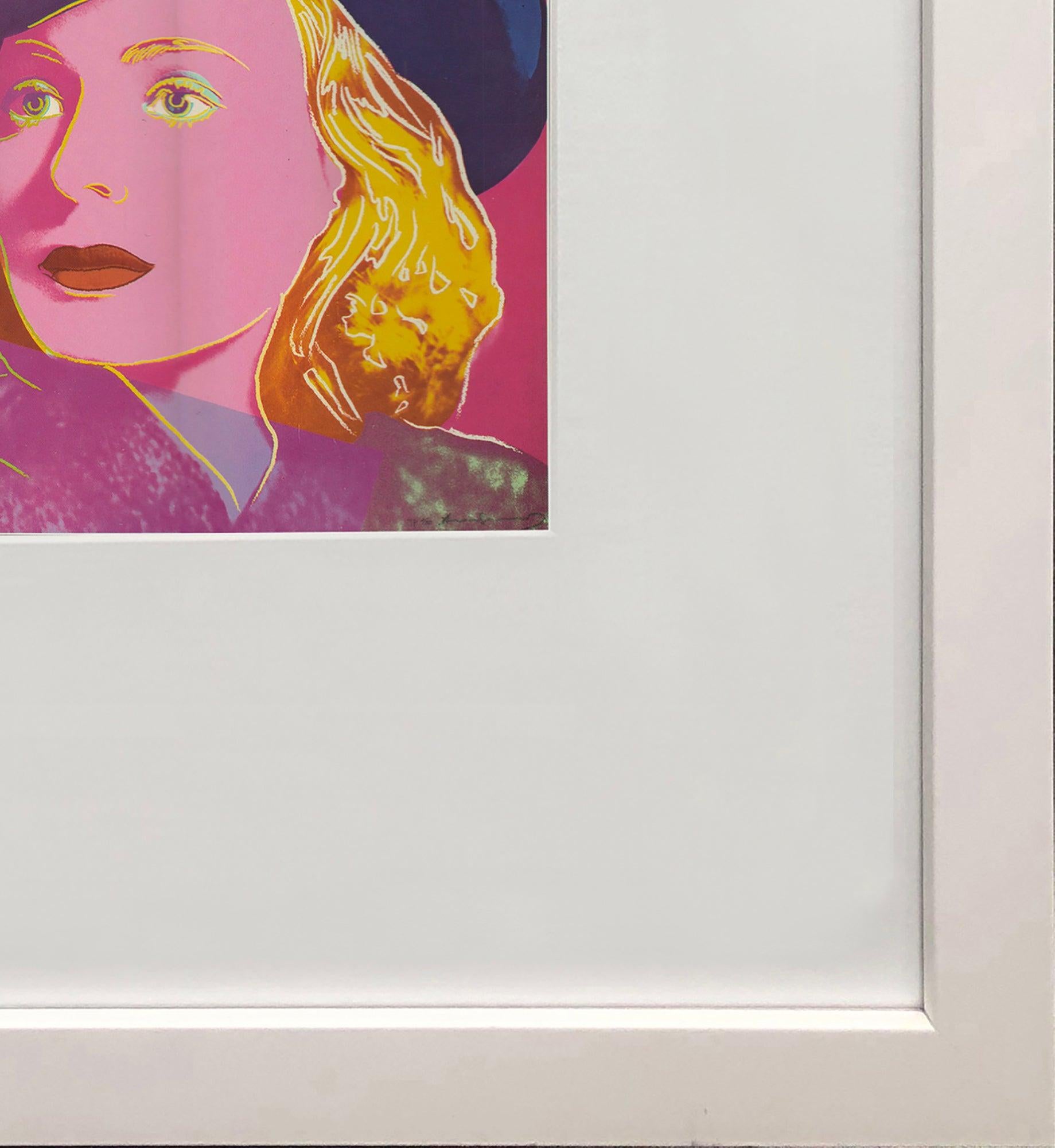 Andy Warhol 'Portrait of Ingrid Bergman with Hat' 1983 For Sale 3