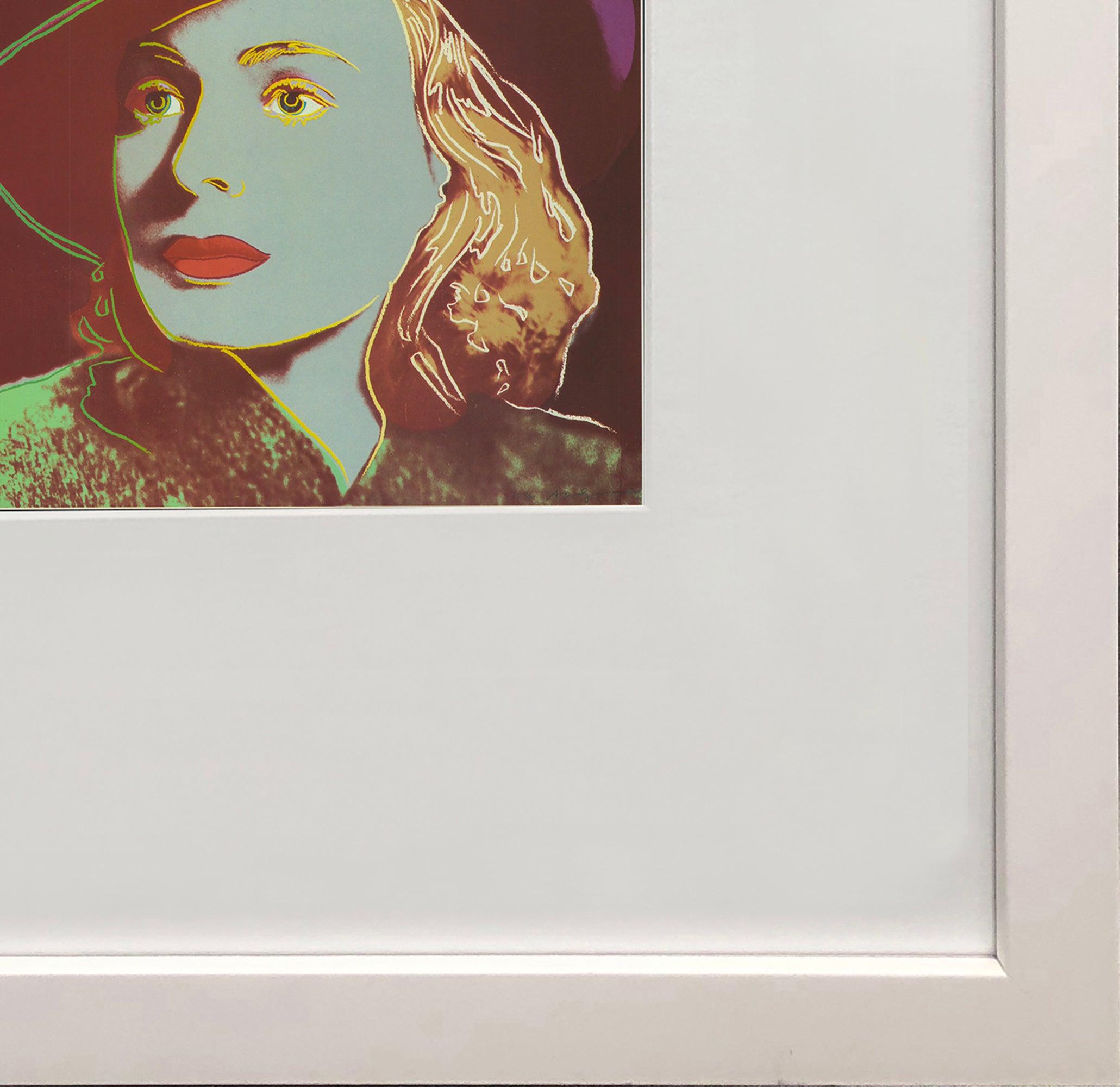 Andy Warhol 'Portrait of Ingrid Bergman with Hat' 1983 For Sale 3