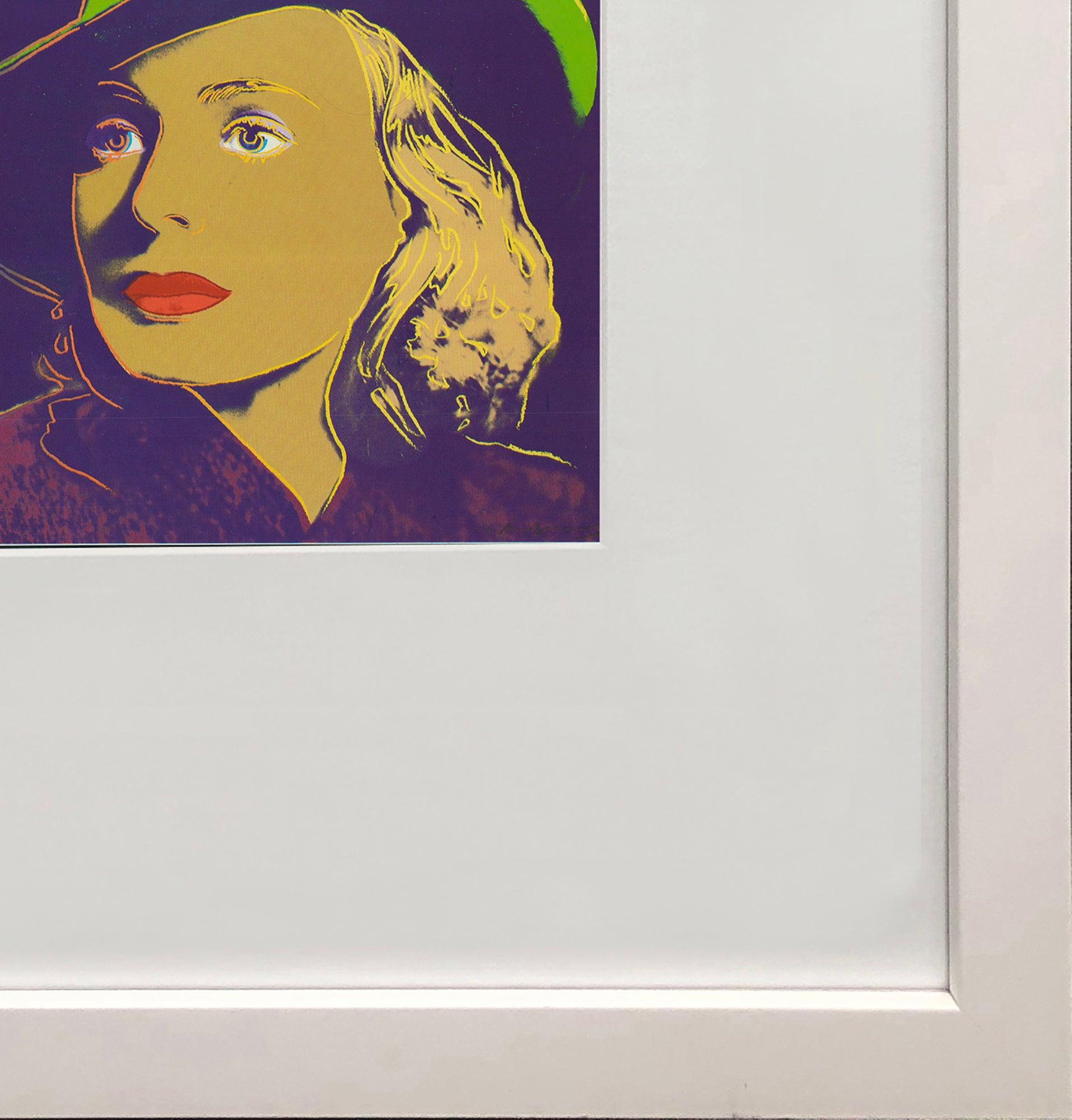 Andy Warhol 'Portrait of Ingrid Bergman with Hat' 1983 For Sale 3