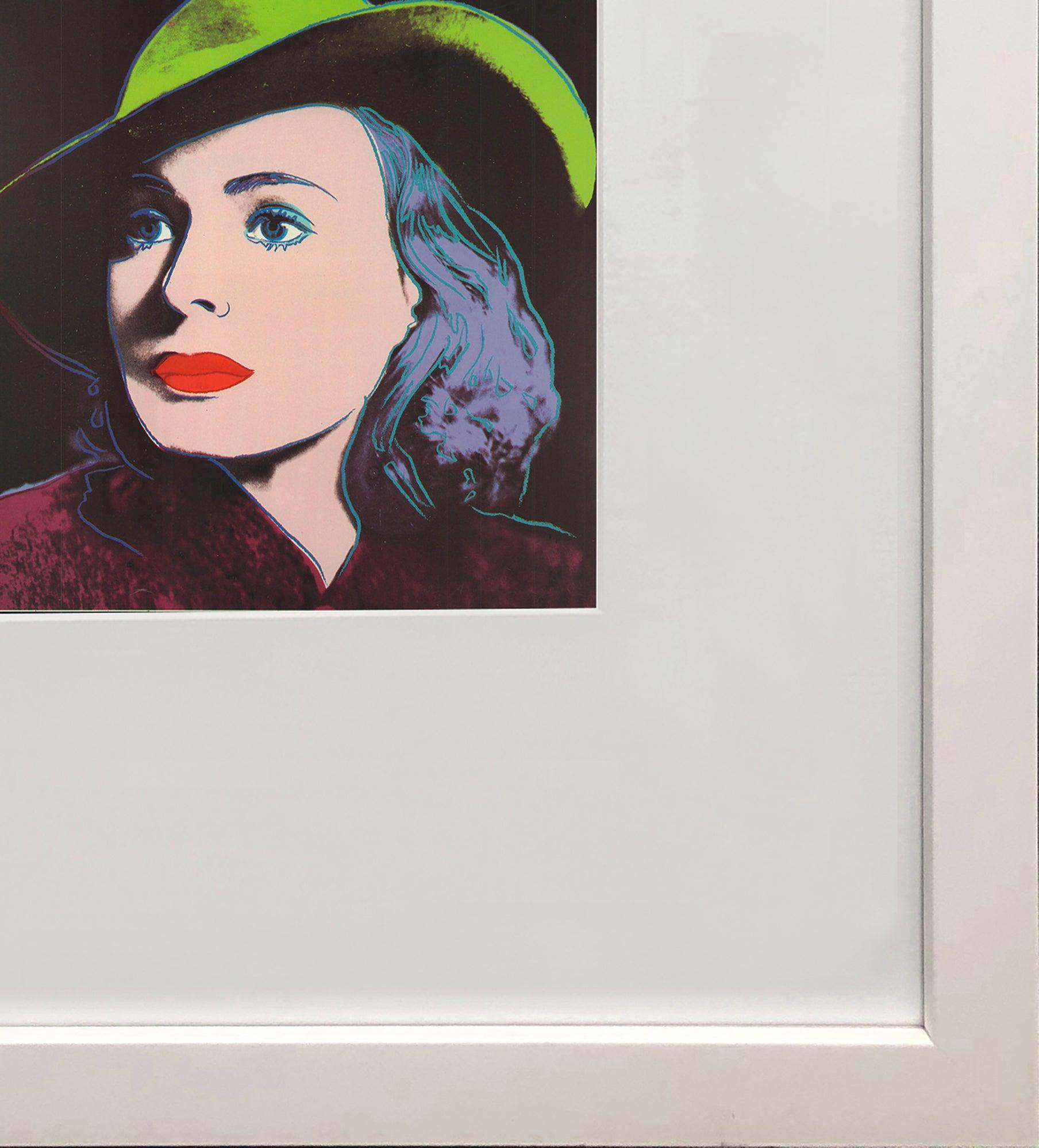 Andy Warhol 'Portrait of Ingrid Bergman with Hat' 1983 For Sale 3
