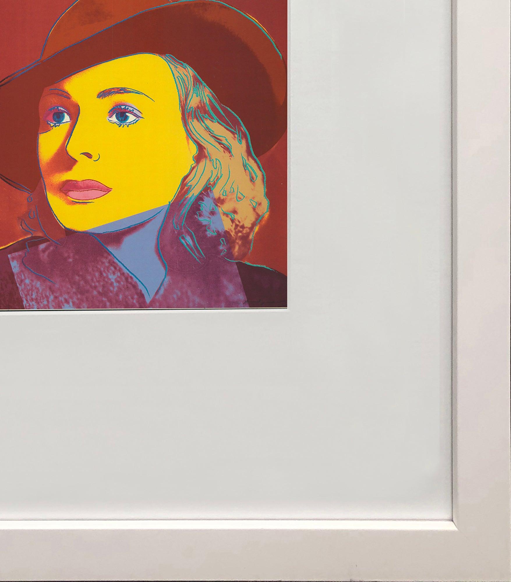 Andy Warhol 'Portrait of Ingrid Bergman with Hat' 1983 For Sale 3