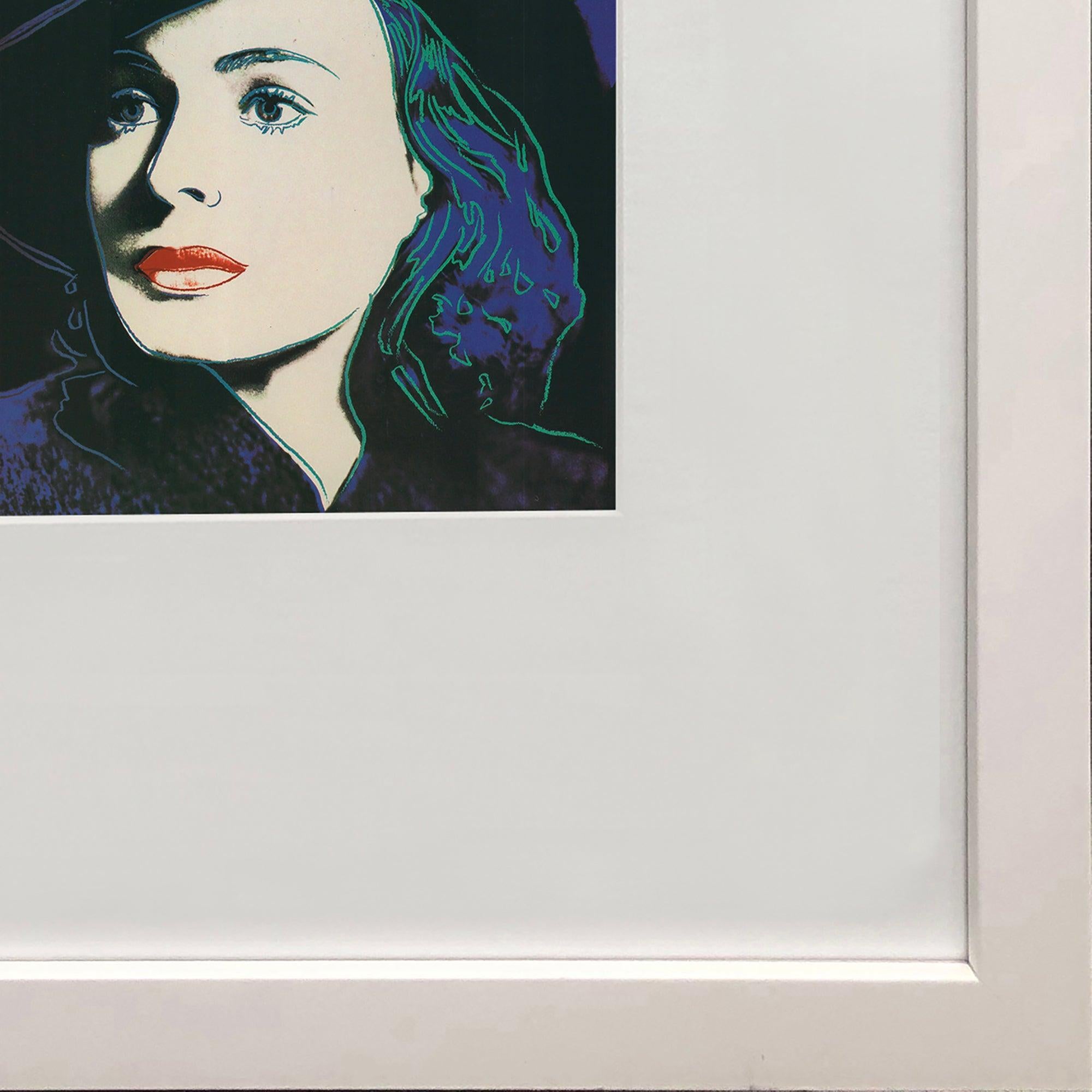 Andy Warhol 'Portrait of Ingrid Bergman with Hat' 1983 For Sale 3