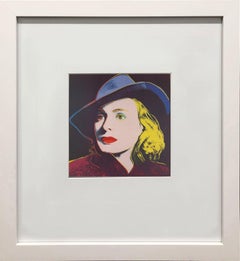 Andy Warhol 'Portrait of Ingrid Bergman with Hat' 1983