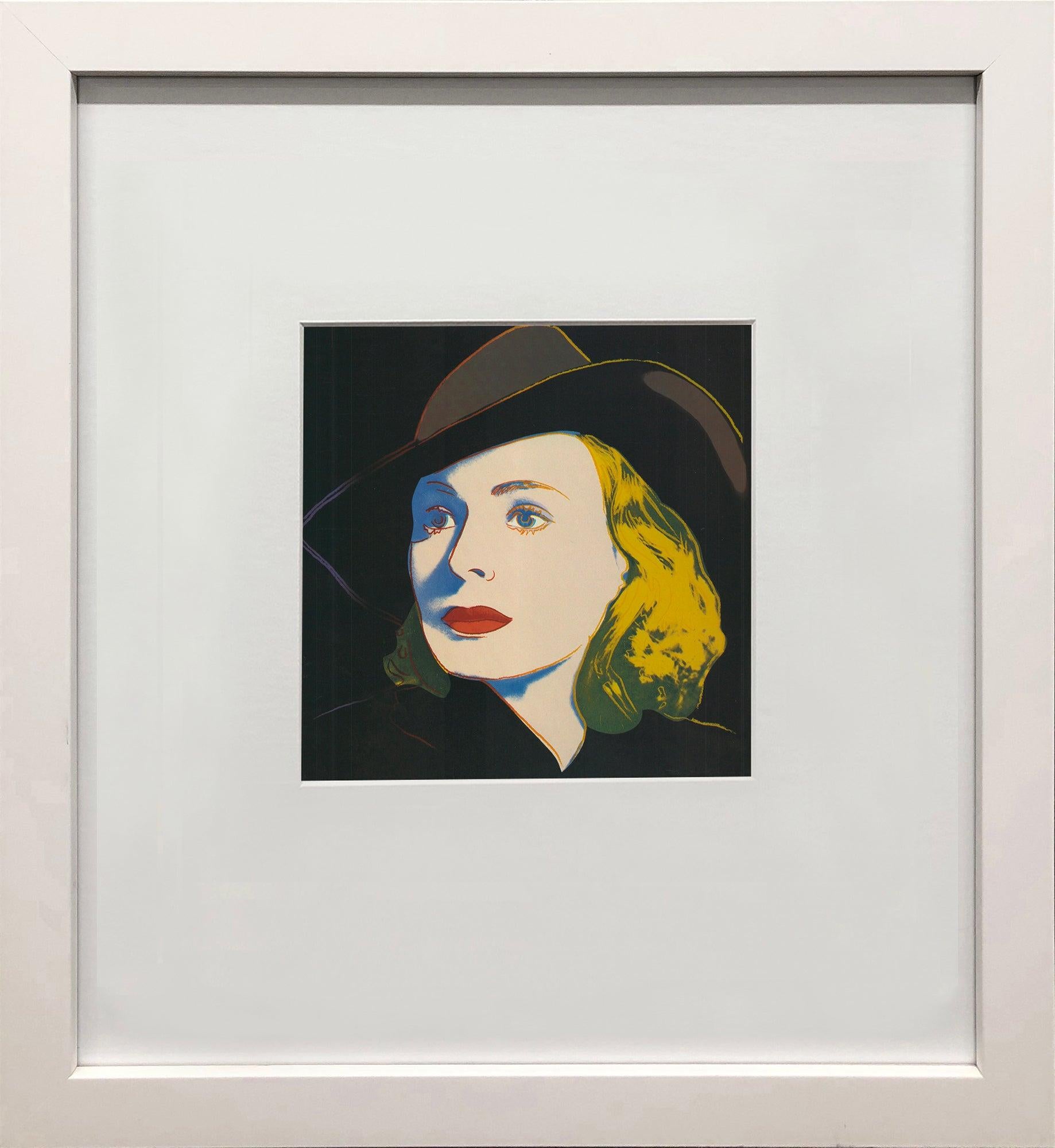 Andy Warhol 'Portrait of Ingrid Bergman with Hat' 1983