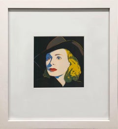 Andy Warhol 'Portrait of Ingrid Bergman with Hat' 1983