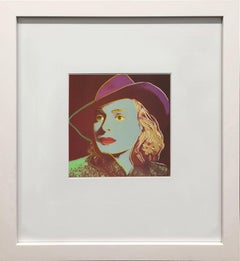 Andy Warhol 'Portrait of Ingrid Bergman with Hat' 1983