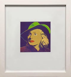 Andy Warhol 'Portrait of Ingrid Bergman with Hat' 1983