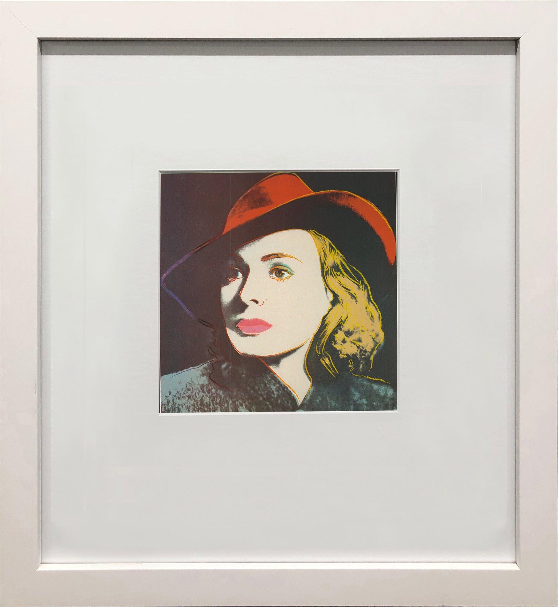 Andy Warhol 'Portrait of Ingrid Bergman with Hat' 1983