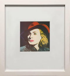 Andy Warhol 'Portrait of Ingrid Bergman with Hat' 1983