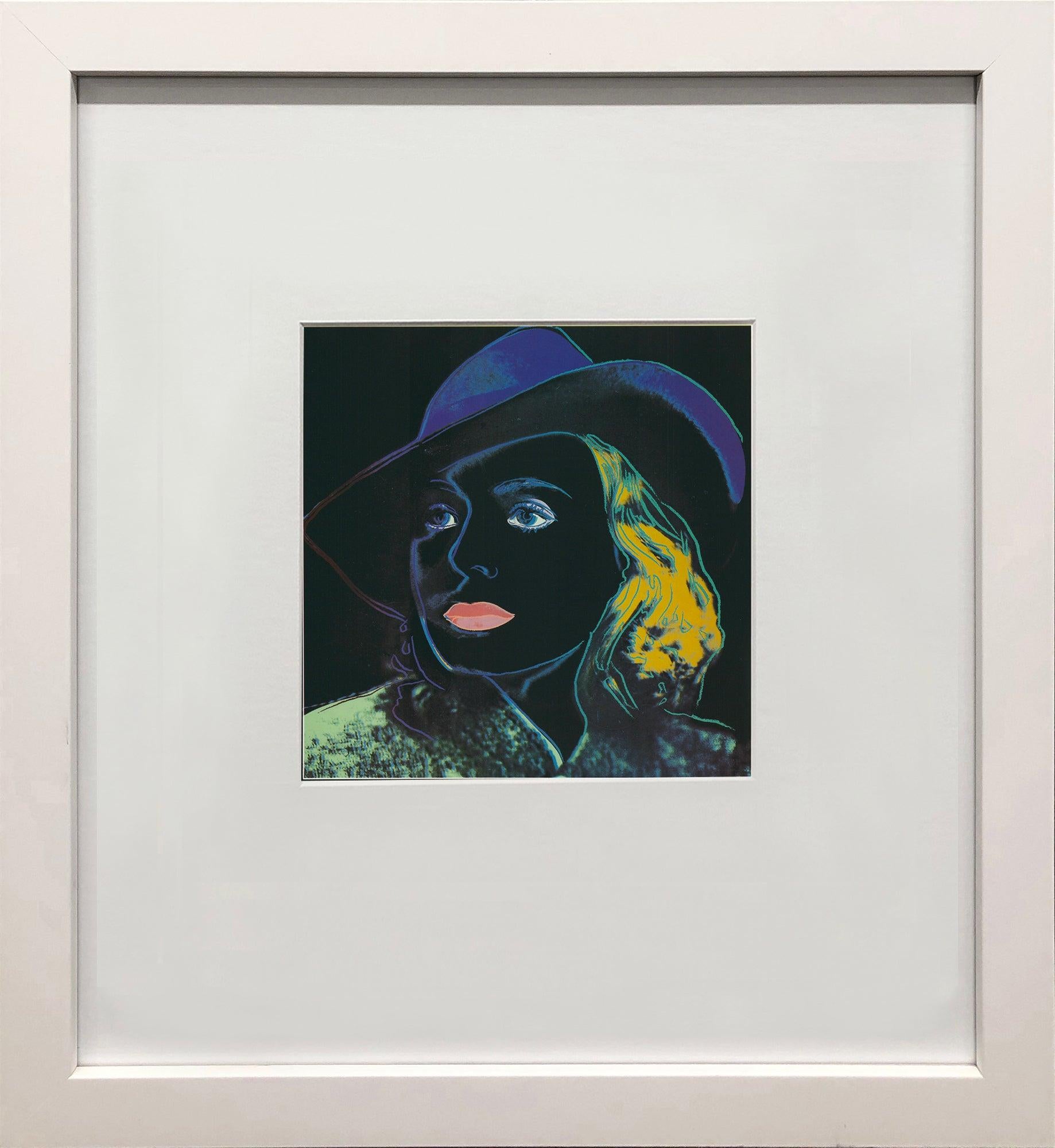 Andy Warhol 'Portrait of Ingrid Bergman with Hat' 1983
