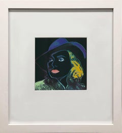 Andy Warhol 'Portrait of Ingrid Bergman with Hat' 1983