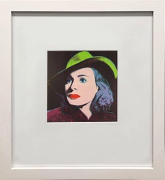 Andy Warhol 'Portrait of Ingrid Bergman with Hat' 1983