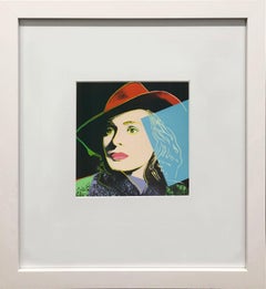 Andy Warhol 'Portrait of Ingrid Bergman with Hat' 1983