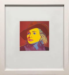 Andy Warhol 'Portrait of Ingrid Bergman with Hat' 1983