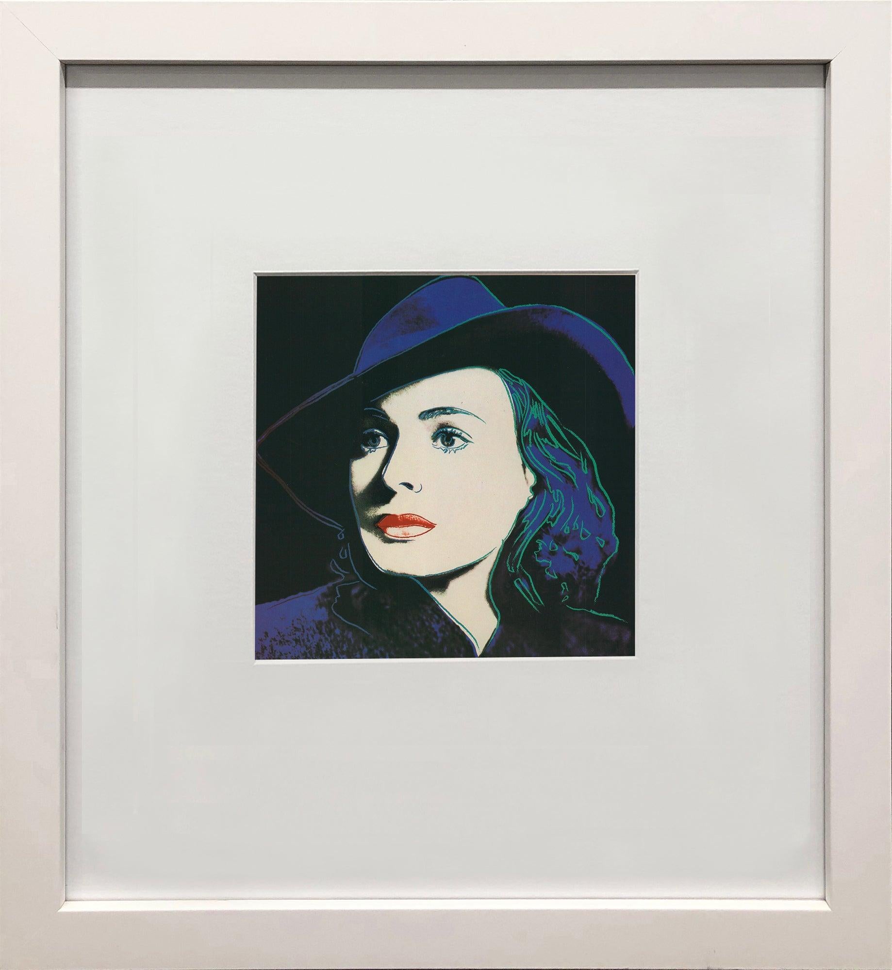 Andy Warhol 'Portrait of Ingrid Bergman with Hat' 1983