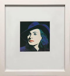 Andy Warhol 'Portrait of Ingrid Bergman with Hat' 1983