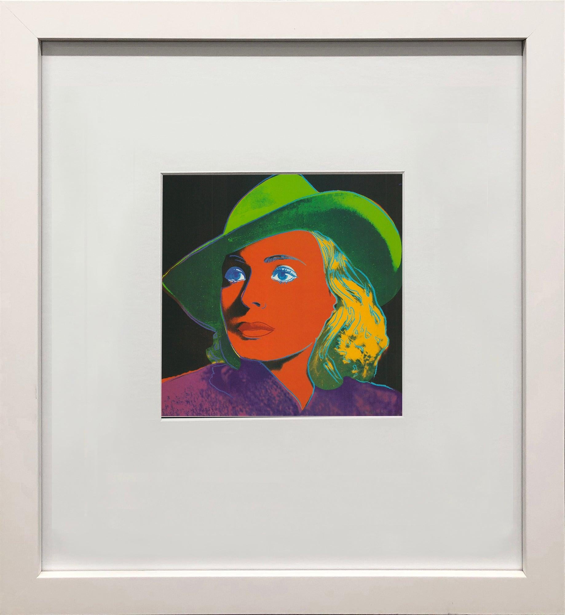 Andy Warhol 'Portrait of Ingrid Bergman with Hat' 1983