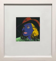 Andy Warhol 'Portrait of Ingrid Bergman with Hat' 1983